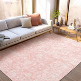 FROZZUR tapis face avant motif floral rose pour décoration chaleureuse