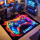 FSUVSJBGT tapis face avant montrant motif manette et attractivité décorative