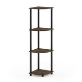 Furinno étagère angle face montrant gain de place adapté coins