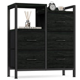 Furnulem commode vue de face optimisant rangement compact