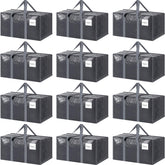 fygrip vue avant du sac gris montrant capacité et fermeture, protection fiable