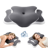 Generic Ergo Pillow vue face avant montrant le contour ergonomique et soutien