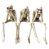 Generic squelettes set face montrant les trois poses pour habiller une étagère