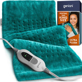 GENIANI face avant du coussin chauffant viridian green offrant chaleur confortable