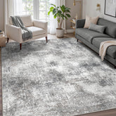 GENIMO tapis 8x10 face avant gris blanc apportant élégance et confort