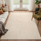 GENIMO tapis beige face avant apportant confort esthétique