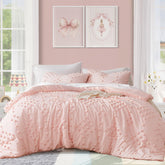 Geniospin couette rose devant montrant design pompon et élégance