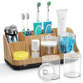 GFWARE vue avant de l'organisateur brosses à dents pour rangement optimisé