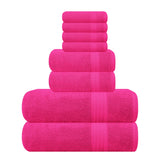 GLAMBURG face du paquet affichant le lot 8 pièces et couleur hot pink, pratique