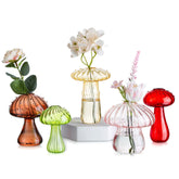 Glasseam lot de vases champignon face, ajoute couleur décorative