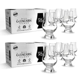 GLENCAIRN set de 12 verres WEE vus de face, élégant et prêt à servir