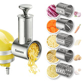 Gomen attachement face avant sur Kitchenaid montrant montage sécurisé et gain de temps