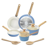 GoodCook ensemble 10 pièces posé sur plan de travail, gain de place