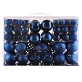 GOODLYGHTS vue du coffret de 100 boules bleu foncé montrant emballage pratique