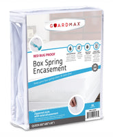 Guardmax image avant de l'emballage montrant la housse prête à installer, protection assurée