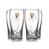Guinness verre pint face avant montrant le logo pour service élégant