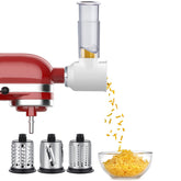 GVODE accessoire face avant fixé sur robot KitchenAid pour gain de temps