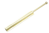 H. Bowes tringle valet face montrant finition satin brass et gain d'espace