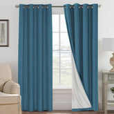 H.VERSAILTEX rideau face avant bleu saphir montrant style et occultation