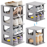 HAIXIN vue de face du rangement chaussures compact pour gain de place