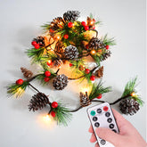 HamiFinee guirlande devant porte apportant accueil lumineux festif