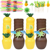 Haundry packaging des gobelets coco et ananas prêt à servir