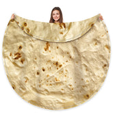 HDFK couverture tortilla avant packaging montrant design réaliste et fun