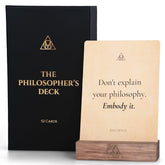 Hermetic Minds coffret ouvert montrant l'ensemble élégant et inspirant