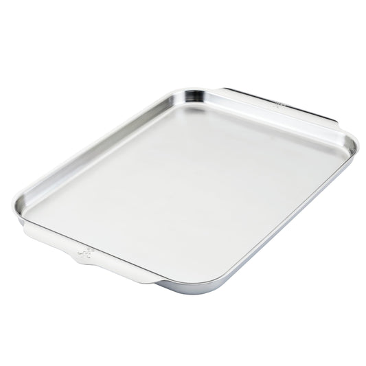 Hestan vue de face de la plaque demi-feuille montrant la surface de cuisson uniforme