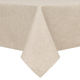 Hiasan nappe beige face avant montrant protection élégante de table