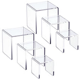 HIIMIEI face avant du set de cubes transparents montrant l’ensemble et l’organisation