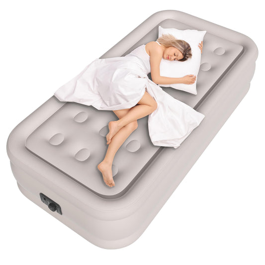 HikerSKY matelas face avant khaki offrant un couchage ferme et portable