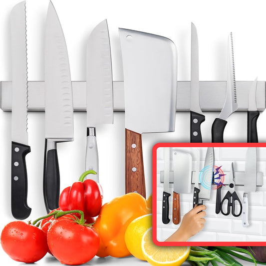 HMmagnets barre inox face montrant design moderne et gain de place