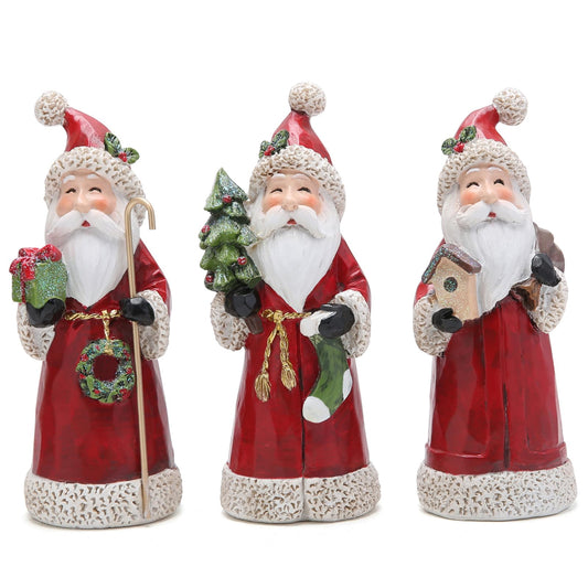 Hodao emballage devant montrant les trois Pères Noël, idéale pour offrir