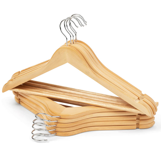 Hodge Home Essentials vue avant du cintre en bois élégant et solide