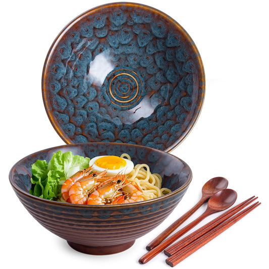 HOKELER bol ramen de face montrant finition et couleur, idéal présentation