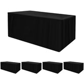 HolidayIdeas nappe noire face avant donnant une présentation professionnelle