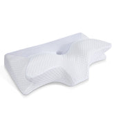 HOMCA oreiller face avant montrant la forme ergonomique et maintien confortable