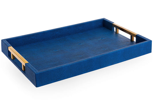 Home Redefined plateau face bleu marine présentant élégance et organisation
