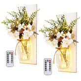 Homecor applique avant vue sur bocal mason apportant ambiance chaleureuse