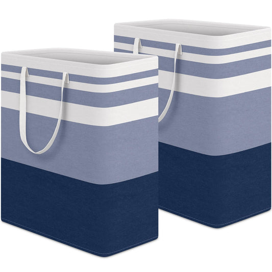 HomeHacks panier face avant bleu montrant grande capacité et design