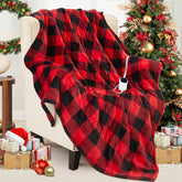 Homemate plaid devant montrant forme 50x60 pouces pour confort instantané