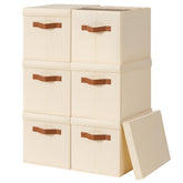 Homsorout vue de face du bac beige, rangement soigné et élégant