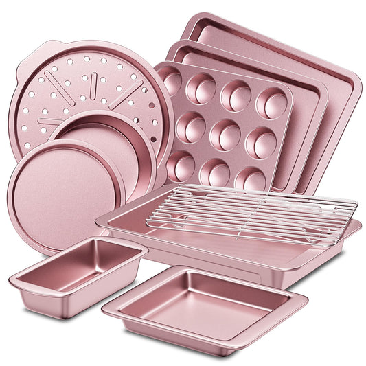 HONGBAKE ensemble face rose montrant toutes les pièces et gain de place
