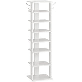 HOOBRO vue frontale du meuble à chaussures montrant rangement compact