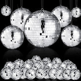 Hoolerry vue d'ensemble des 65 boules disco, crée ambiance festive