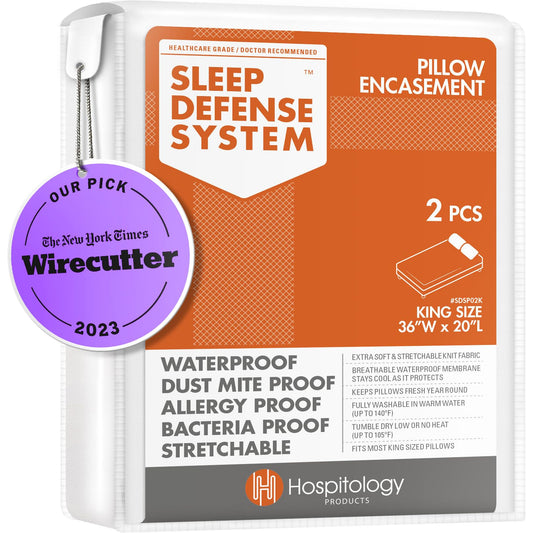 HOSPITOLOGY PRODUCTS housse face avant montrant protection et confort