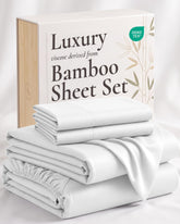 Hotel Sheets Direct vue d'ensemble de l'ensemble 4 pièces apportant élégance