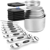 HOUJIP ensemble face avant montrant tasses et cuillères magnétiques pour rangement facile