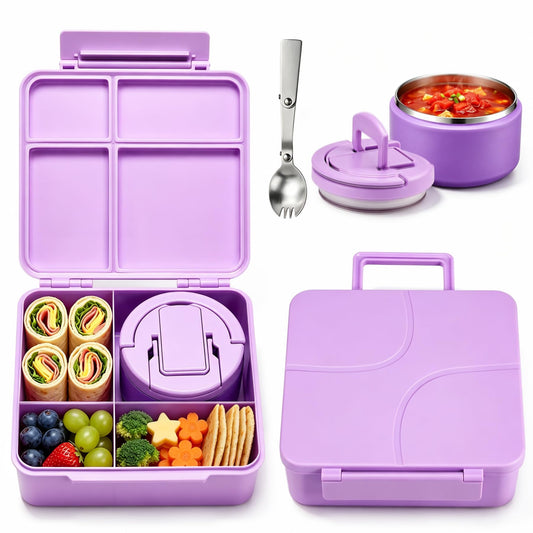 Howeemo boîte bento ouverte montrant étanchéité et praticité